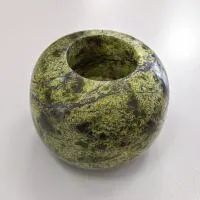 испаритель 1 отверстие, серпентинит (змеевик) огненный камень