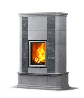 печь-камин tulikivi otra nobile 1635 мм 