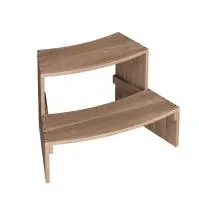 лесенка для купели шишка 2 ступени цвет светлый