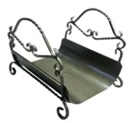 дровница виктория с поддоном бронза, банный эксперт