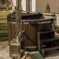 термокрышка для купели шишка 1700 мм цвет черный