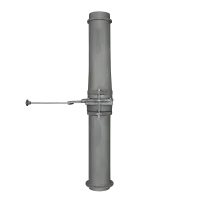 модуль шиберный gfs чугунный 115/1000 стартовый (труба + шибер мм + труба)