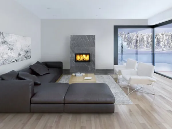 печь-камин tulikivi saramo trio grafia 2100 мм 