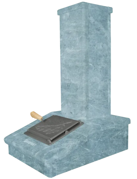 облицовка на трубу gfs зк 25/30, avangard 30/35/40, гром 30 130х790 3 яруса под шибер талькохлорит