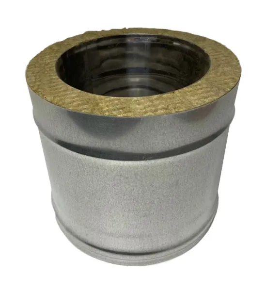 дымоход феррум утепленный нержавеющий (430/0,8мм)/оцинкованный ф150/210 l=0,25м по воде