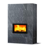 печь-камин tulikivi saramo trio nobile 1800 мм 